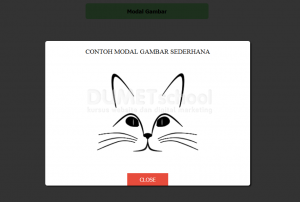 cara membuat modal gambar dengan jquery