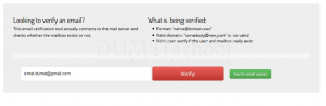 Beberapa Website Untuk Mengecek Email Valid Dan Non-Valid