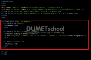Cara Menggunaka Panel Pada jQuery Mobile