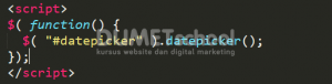 Cara Menggunakan Datepicker dengan Jquery-UI