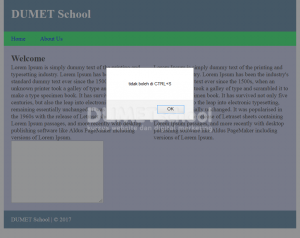 Cara Menghilangkan Shortcut CTRL+P dan CTRL+S Pada Web Browser