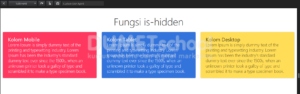 Fungsi hidden pada Bulma Framework