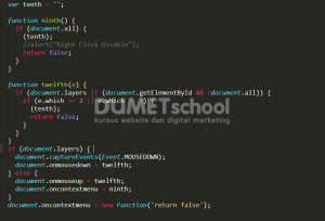 Cara Agar Website Tidak Bisa di Klik Kanan dengan Javascript