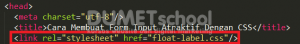 Cara Membuat Form Input Atraktif Dengan CSS