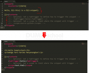 Cara Membuat Snippets HTML Sublime Text 3