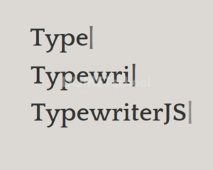 Cara Membuat Typewriter Effect dengan Typewriter.js