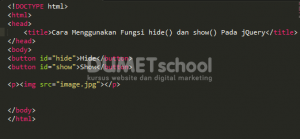 Cara Menggunakan Fungsi hide() dan show() Pada jQuery
