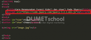 Cara Menggunakan Fungsi hide() dan show() Pada jQuery