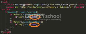 Cara Menggunakan Fungsi hide() dan show() Pada jQuery