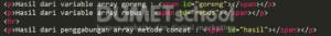 Cara Penggunaan Metode Concat dalam Array pada Javascript
