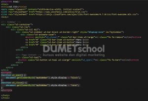 Cara Membuat Menu Sidebar Menggunakan W3C