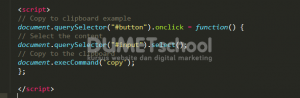 Cara Membuat Copy Clipboard Dengan Javascript