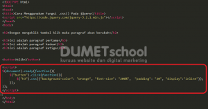 Cara Menggunakan Fungsi .css() Pada jQuery