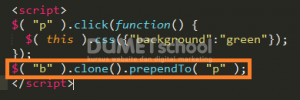 Cara Menggunakan Fungsi click dan clone Pada jQuery