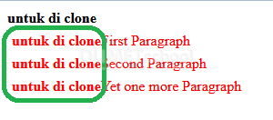 Cara Menggunakan Fungsi click dan clone Pada jQuery
