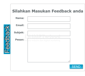 cara menambahkan animasi pada form feedback