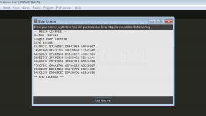 cara registrasi sublime text full version