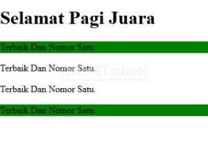 menseleksi element dengan method not() jquery1