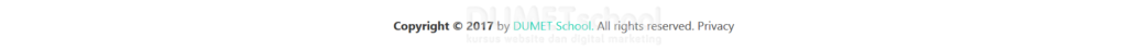 Cara Cepat Membuat Footer Menggunakan Bulma Framework