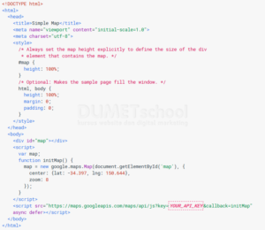Cara Memasang Key API Pada Library Google Maps