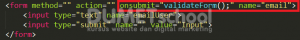 Cara Membuat Validasi Form Input Email Dengan Javascript