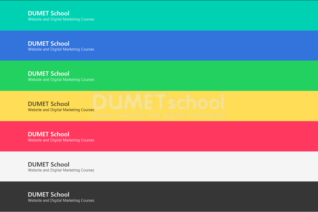 Merubah Warna Background Hero di Bulma Framework