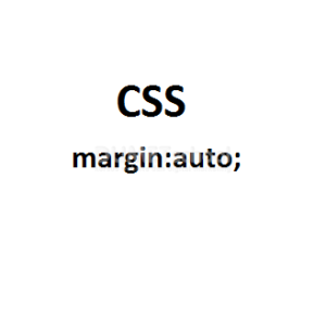 membuat element html berada di tengah