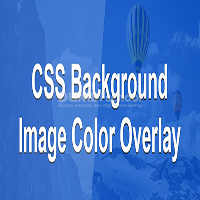 Cara Membuat Background Images Color Overlay dengan HTML CSS