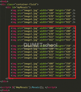 Membuat Tampilan Galley Foto Dengan Plugin jQuery Mosaic