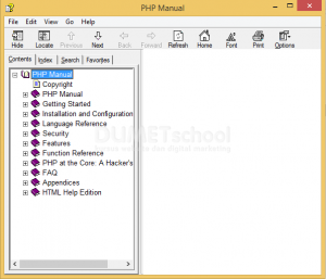 cara mengakses PHP manual secara offline