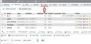 cara membuat database dengan XAMPP