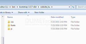 hal pertama yang harus di lakukan menggunakan bootstrap