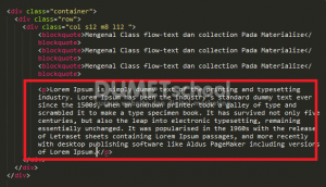 Mengenal Class flow-text dan collection Pada Materialize