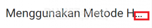 Menggunakan Metode Hiding dan Truncation Pada Materialize