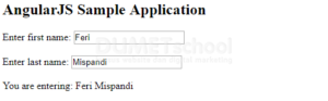 Menggunakan Controllers dalam AngularJS