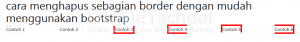 cara menghapus sebagian border dengan mudah menggunakan bootstrap