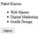 menggunakan selektor pseudo-element first-child pada jquery 1