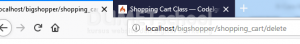 Cara Delete Shopping Cart Menggunakan Codeigniter