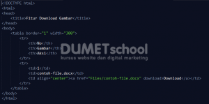 Cara Membuat Fitur Download File HTML CSS