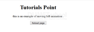 Cara Membuat Moving Left Animation