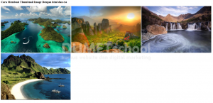Cara Membuat Thumbnail Image Dengan html dan css