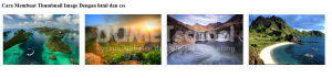 Cara Membuat Thumbnail Image Dengan html dan css
