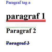 Macam-Macam Fungsi Text Decotarion pada CSS3