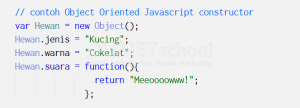 Tutorial Dasar Mengenal Object Oriented Javascript Part II