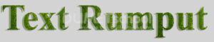 Cara Membuat Efek Text Rumput dengan HTML CSS