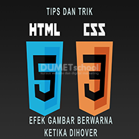 Cara Membuat Gambar Berwarna Ketika Dihover HTML CSS