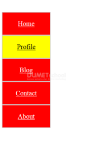 Cara Membuat Menu Vertikal dengan HTML CSS