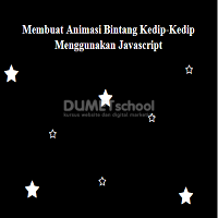 Membuat Animasi Bintang Kedip-Kedip Menggunakan Javascript