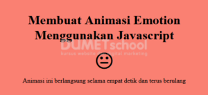 Membuat Animasi Emotion Menggunakan Javascript