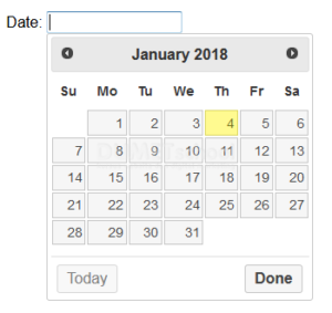 Mengenal Macam - Macam Datepicker Pada jQuery UI
